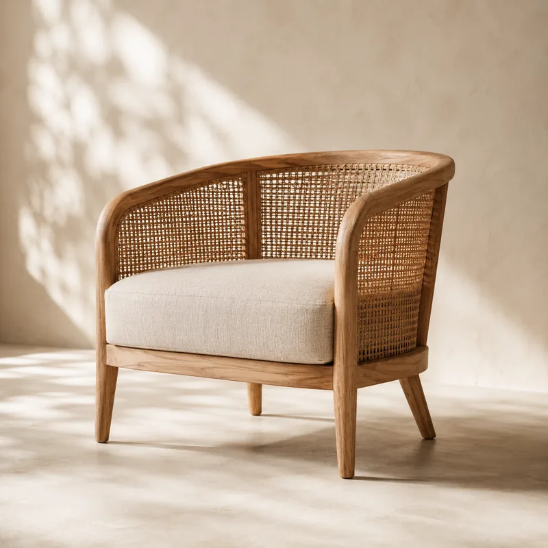 Rattan Accent Chair