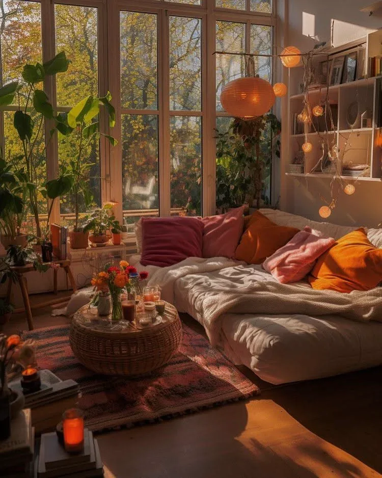 Boho Living Room Reference 03