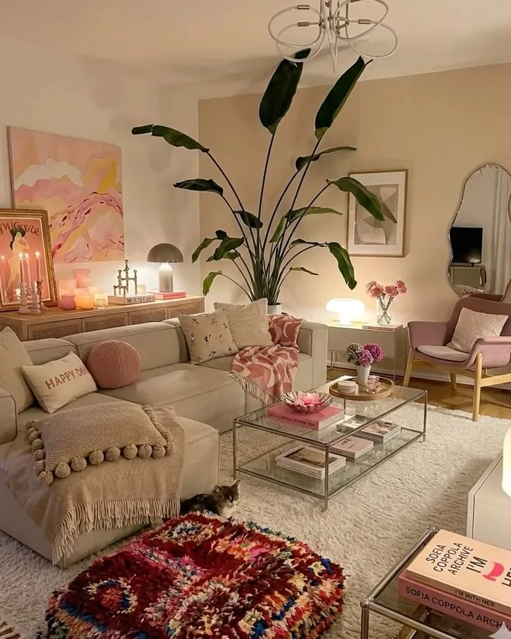 Boho Living Room Reference 06